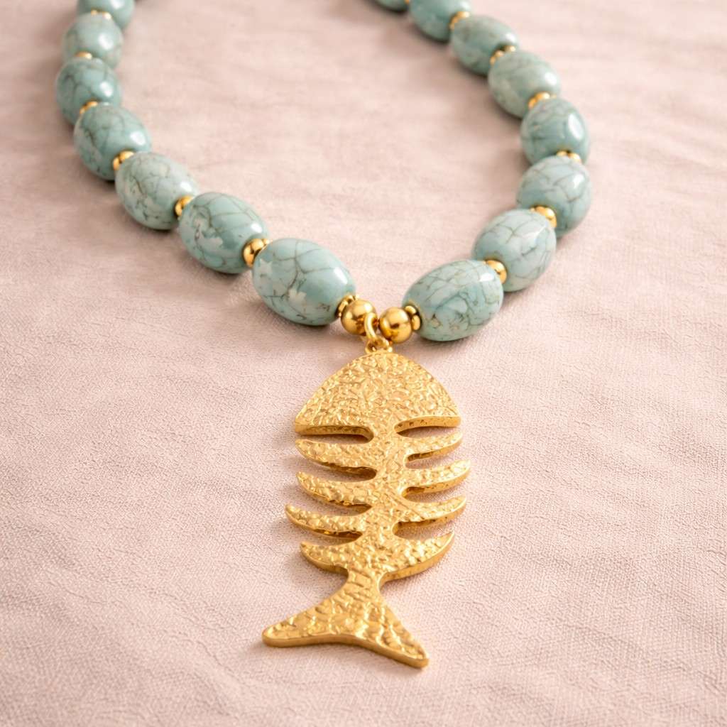 Collar Mareva Turquesa