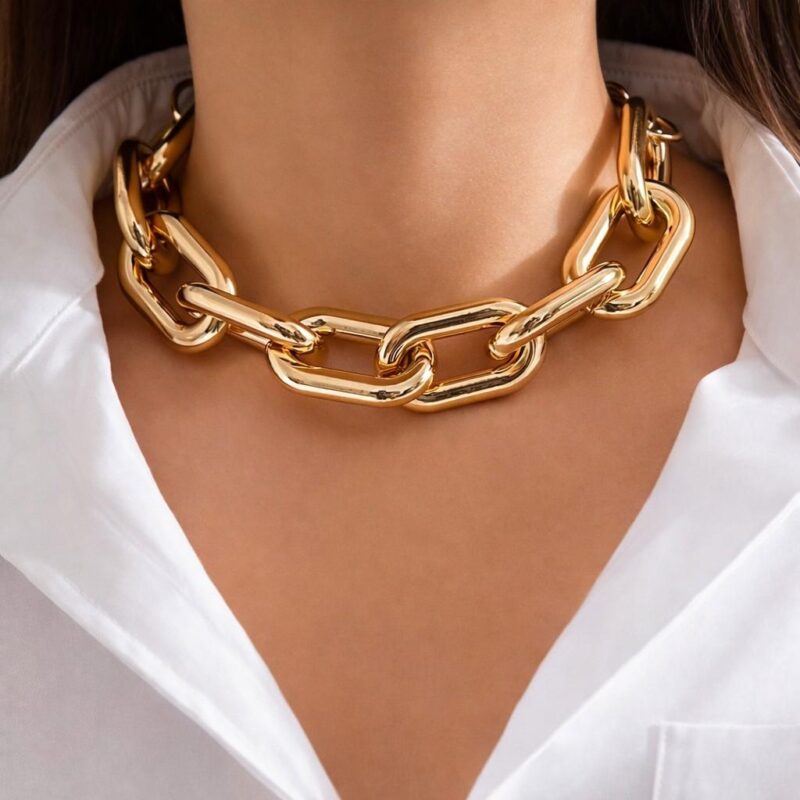 Collar Élite Doré Chain